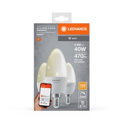 SMART+ WiFi Candle Dimmable 230V DIM FR E14 TRIPLE PACK