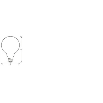 SMART+ Wifi Filament Globe Tunable White 2700K E27
