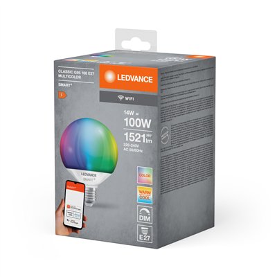 SMART+ WIFI Globe Multicolor G95 100 14W Multicolor E27