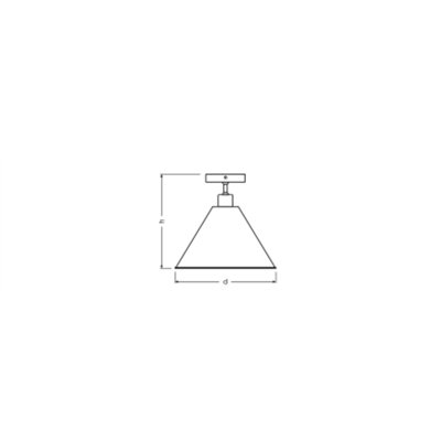 Decor Pulp Ceiling E27 White