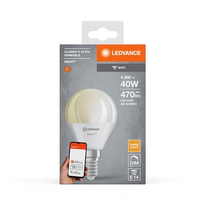 SMART+ WiFi Mini Bulb Dimmable 230V DIM FR E14 SINGLE PACK