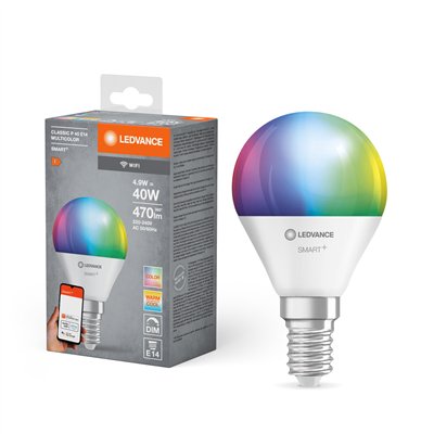 SMART+ WiFi Mini Bulb Multicolour 230V RGBW FR E14 SINGLE PACK