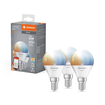 SMART+ WiFi Mini Bulb Tunable White 230V TW FR E14 TRIPLE PACK
