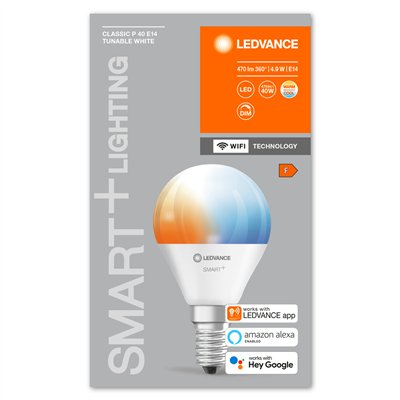 SMART+ WiFi Mini Bulb Tunable White 40  4.9 W/2700…6500 K E14 