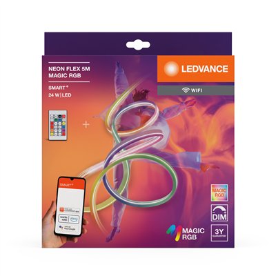 SMART+ WIFI NEON FLEX MAGIC RGB 5M Magic RGB Remote Control