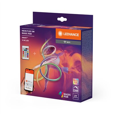 SMART+ WIFI NEON FLEX MAGIC RGB 3M Magic RGB Remote Control