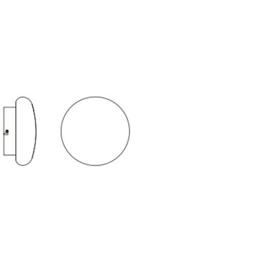 SMART+ WIFI ORBIS WALL AQUA Round 200mm TW