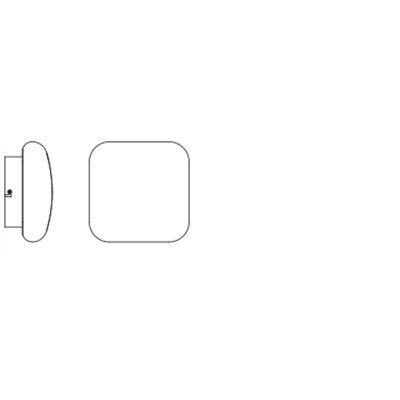 SMART+ WIFI ORBIS WALL AQUA 200x200mm TW