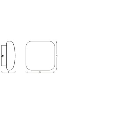 SMART+ WIFI ORBIS WALL AQUA 200x200mm TW