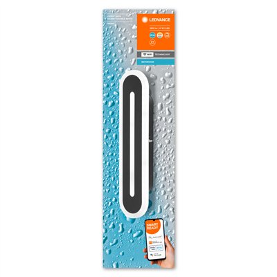 SMART+ WIFI ORBIS WALL BATH 300mm Black TW