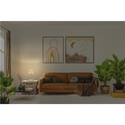 Decor Raffia Table E27 Green