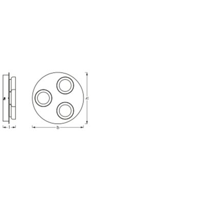 SMART+ WIFI ORBIS WALL ROUND 300mm TW