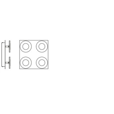 SMART+ WIFI ORBIS WALL WAVE 300x300mm TW