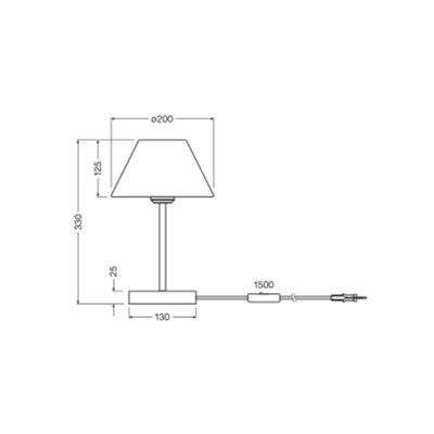 Decor Raffia Table E27 Green