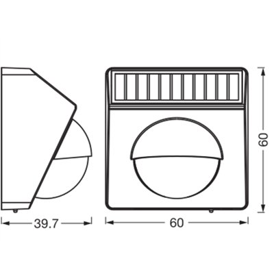 SMART+ WIFI OUTDOOR MOTION SENSOR Dark Grey