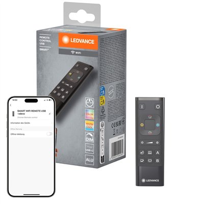 SMART+ WIFI REMOTE CONTROL USB-C USB Black