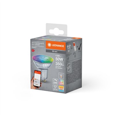 SMART+ WiFi SPOT GU10 Multicolour 50 45 ° 4.9 W/2700…6500 K GU10 