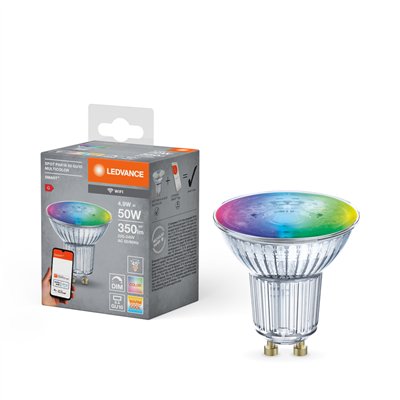 SMART+ WiFi SPOT GU10 Multicolour 50 45 ° 4.9 W/2700…6500 K GU10 