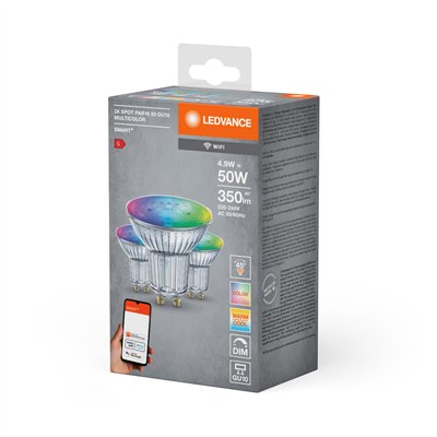 SMART+ WiFi SPOT GU10 Multicolour 50 45 ° 4.9 W/2700…6500 K GU10 