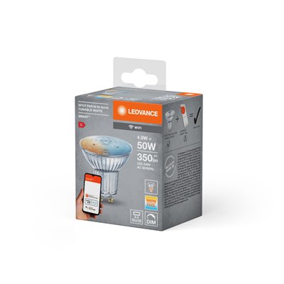 SMART+ WiFi SPOT GU10 Tunable White 50 45 ° 4.9 W/2700…6500 K GU10 