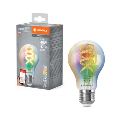SMART+WIFI Filament Classic RGBTW E27