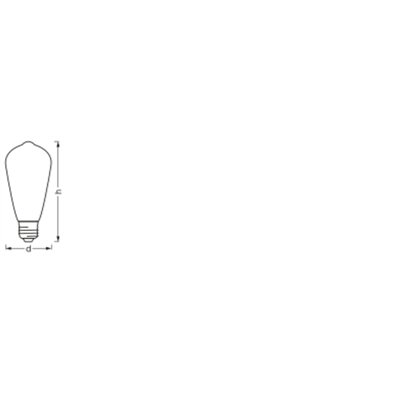 SMART+WIFI Filament Edison RGBTW E27