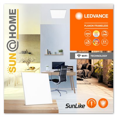SUN@HOME FRAMELESS PANELS 600x600mm