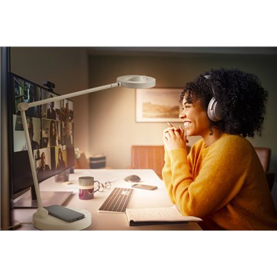 Sun@Home Panan Desk Disc Disc Inductive Charging White