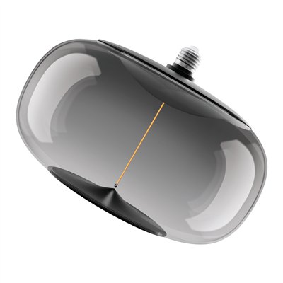 VINTAGE 1906 LED BIG DECORATIVE BULB WITH FILAMENT-MAGNETIC STYLE DIMMABLE 12W 818 Smoke E27