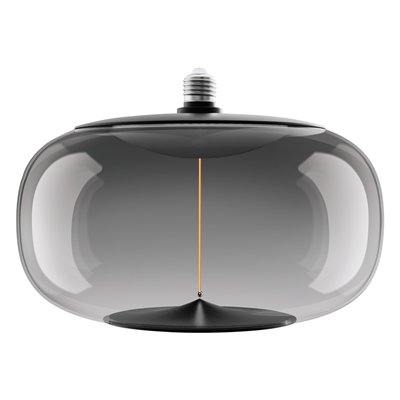 VINTAGE 1906 LED BIG DECORATIVE BULB WITH FILAMENT-MAGNETIC STYLE DIMMABLE 12W 818 Smoke E27