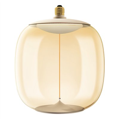 VINTAGE 1906 LED BIG DECORATIVE BULB WITH FILAMENT-MAGNETIC STYLE DIMMABLE 12W 818 Amber E27