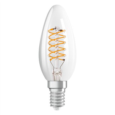Vintage 1906 LED CLASSIC A,B,P SLIM FILAMENT DIMMABLE 4.8W 827 Clear E14