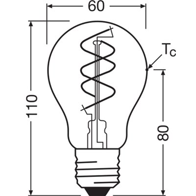Vintage 1906 LED CLASSIC A,B,P SLIM FILAMENT DIMMABLE 8W 922 Gold E27