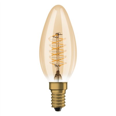 Vintage 1906 LED CLASSIC A,B,P SLIM FILAMENT DIMMABLE 3.4W 822 Gold E14