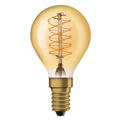 Vintage 1906 LED CLASSIC A,B,P SLIM FILAMENT DIMMABLE 3.4W 822 Gold E14
