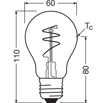 Vintage 1906 LED CLASSIC A,B,P SLIM FILAMENT DIMMABLE 4.6W 922 Clear E27