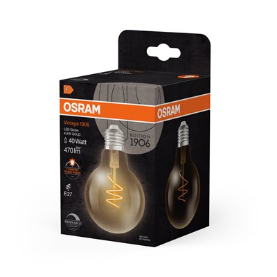 Vintage 1906 LED CLASSIC Globe Dimmable 4.9W 922 Gold E27