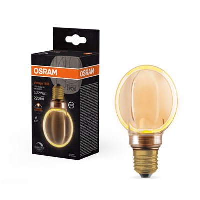 VINTAGE 1906 LED CLASSIC GLOBE O - SHAPE FILAMENT 4W 818 Gold E27