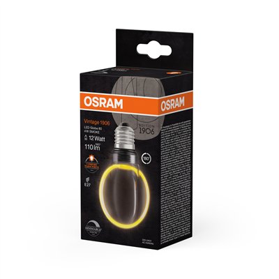 VINTAGE 1906 LED CLASSIC GLOBE O - SHAPE FILAMENT 4W 818 Smoke E27