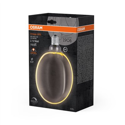 VINTAGE 1906 LED CLASSIC GLOBE O - SHAPE FILAMENT 4W 818 Smoke E27