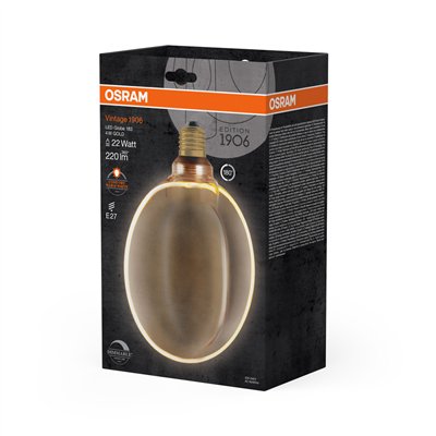 VINTAGE 1906 LED CLASSIC GLOBE O - SHAPE FILAMENT 4W 818 Gold E27