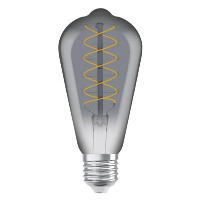 Vintage 1906 LED CLASSIC SLIM FILAMENT EDISON DIMMABLE 7.8W 818 Smoke E27 