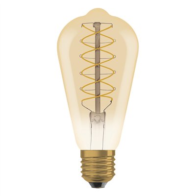 Vintage 1906 LED CLASSIC SLIM FILAMENT EDISON DIMMABLE 7W 822 Gold E27