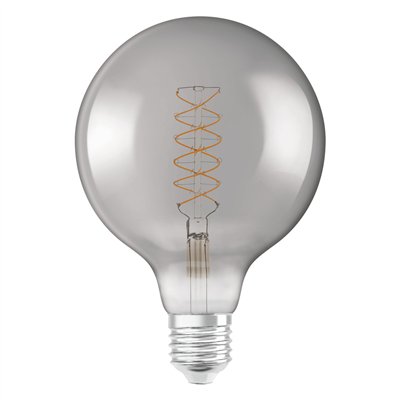 Vintage 1906 LED CLASSIC SLIM FILAMENT Globe DIMMABLE 7.8W 818 Smoke E27