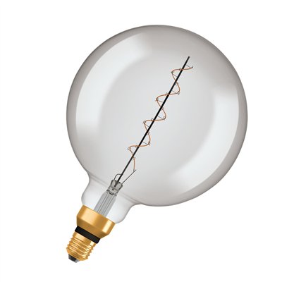 Vintage 1906 LED CLASSIC SLIM FILAMENT Globe DIMMABLE 4.8W 818 Smoke E27
