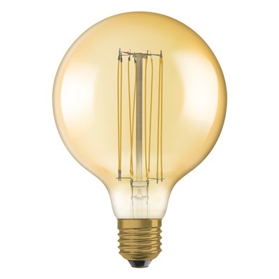 Vintage 1906 LED CLASSIC SLIM FILAMENT Globe DIMMABLE 8.8W 822 Gold E27