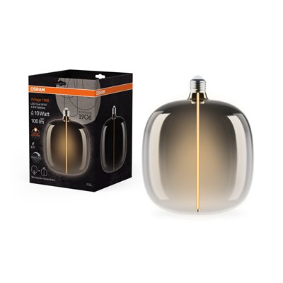 VINTAGE 1906 LED DECORATIVE BULB WITH FILAMENT-MAGNETIC STYLE DIMMABLE 4.8W 818 Smoke E27