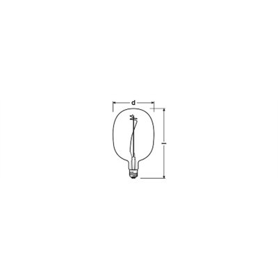 Vintage 1906 LED Special Shapes Dimmable 4.5W 816 Pink E27