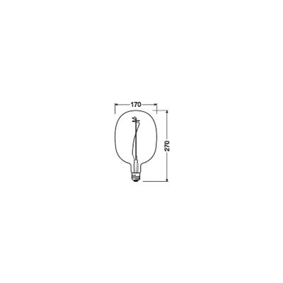 Vintage 1906 LED Special Shapes Dimmable 4.5W 816 Pink E27