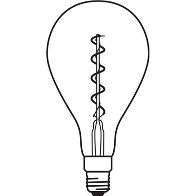 Vintage 1906 LED Special Shapes Dimmable 4W 820 Gold E27